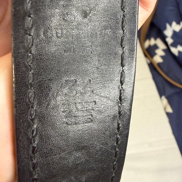 Seattle Seahawks Black Leather Belt - Picture 3 of 5